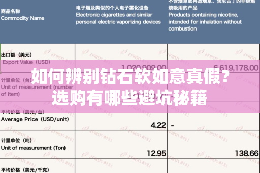 如何辨别钻石软如意真假？选购有哪些避坑秘籍